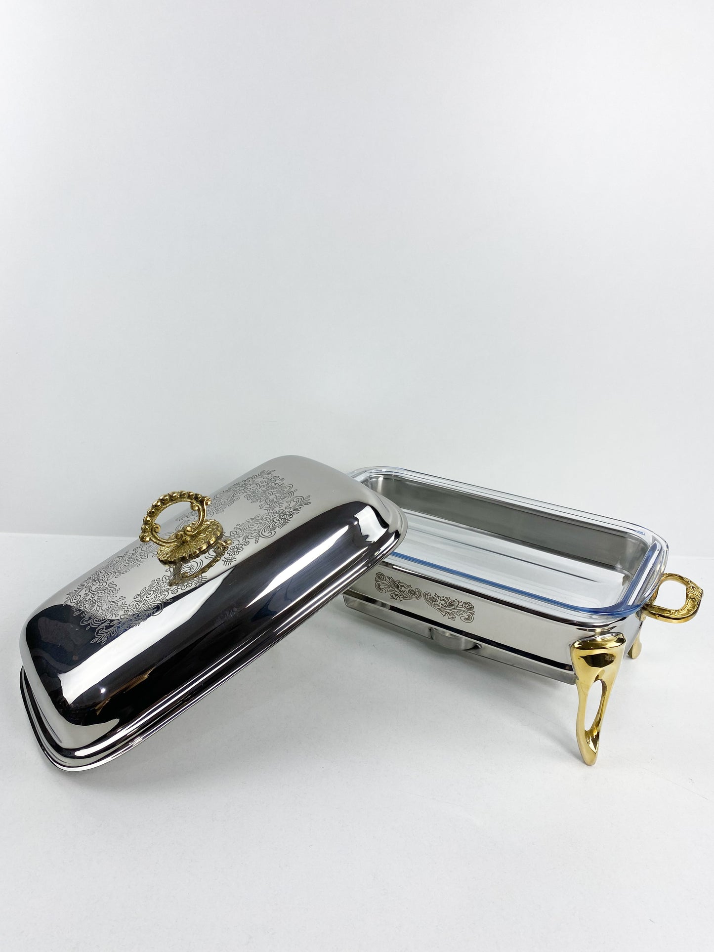 Chauffe plat rectangulaire inox Haute qualité - Réchauffeur de nourriture