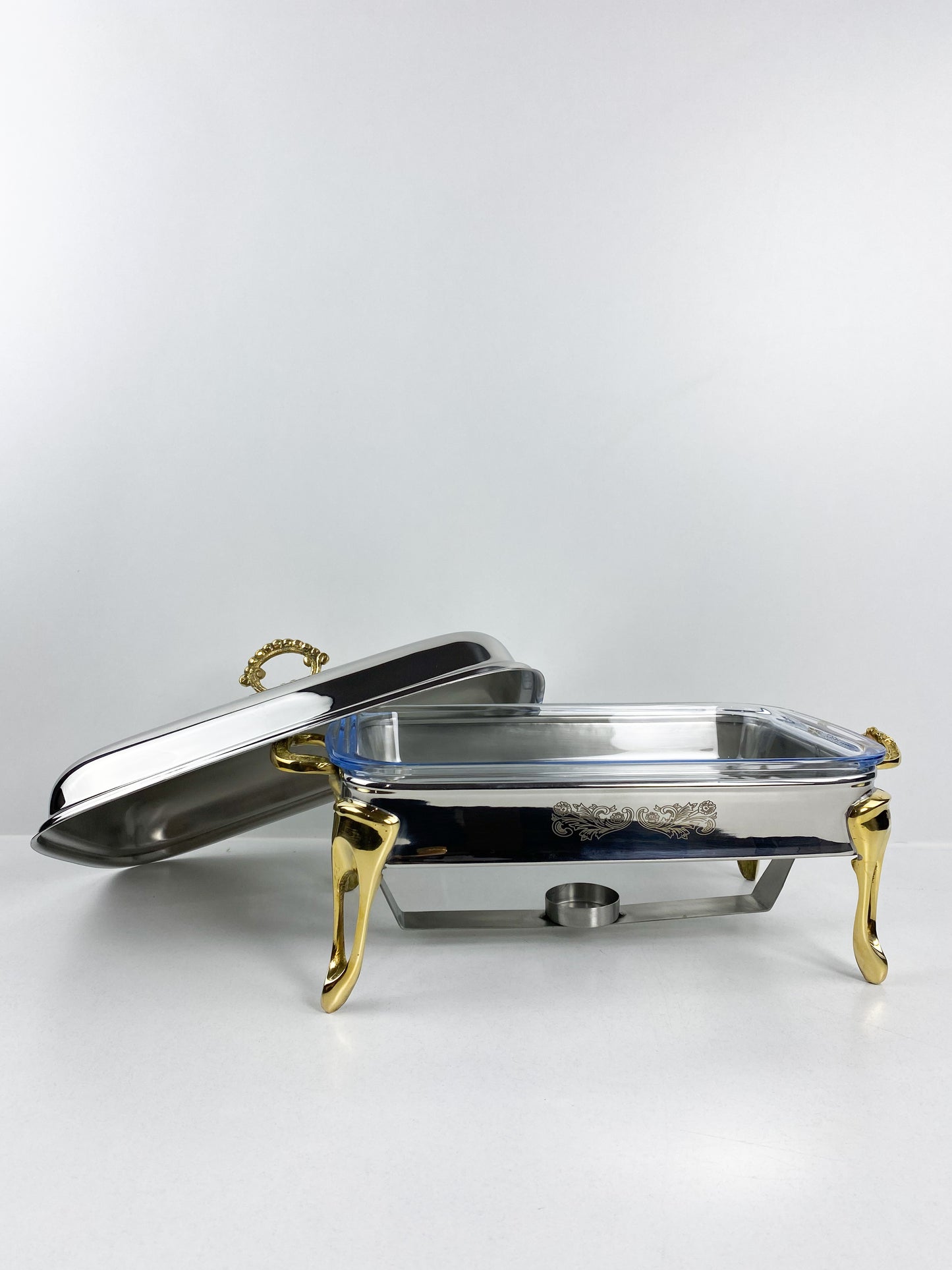 Chauffe plat rectangulaire inox Haute qualité - Réchauffeur de nourriture