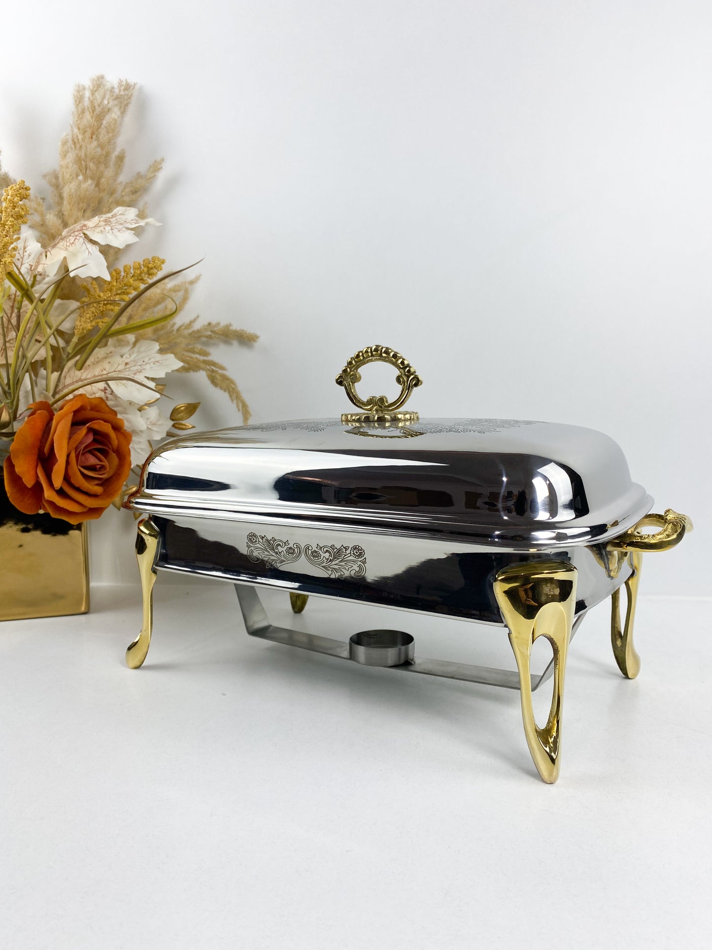 Chauffe plat rectangulaire inox Haute qualité - Réchauffeur de nourriture