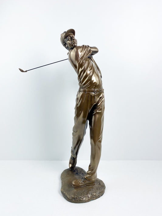 Figurine de Golfeur masculin en Bronze