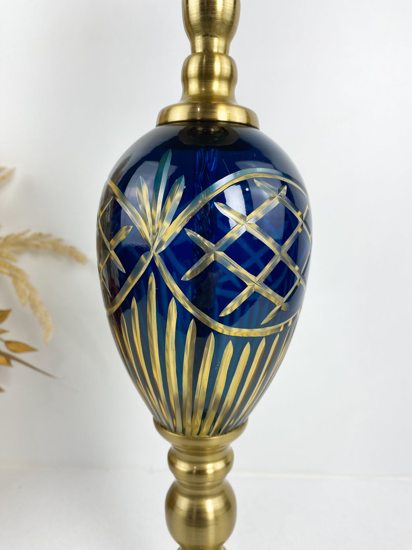 Bougeoir chic bleu de salon