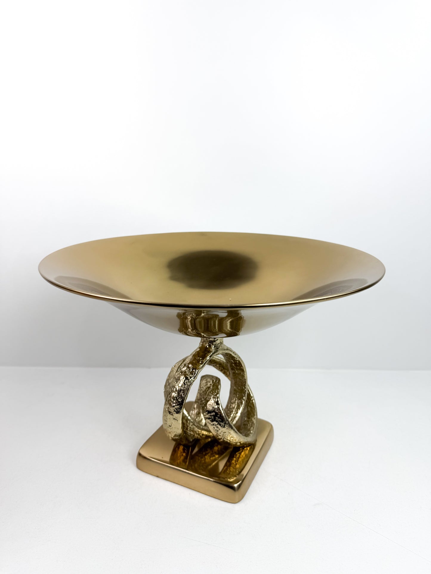 Bol décoratif en métal et cuivre moderne de couleur or