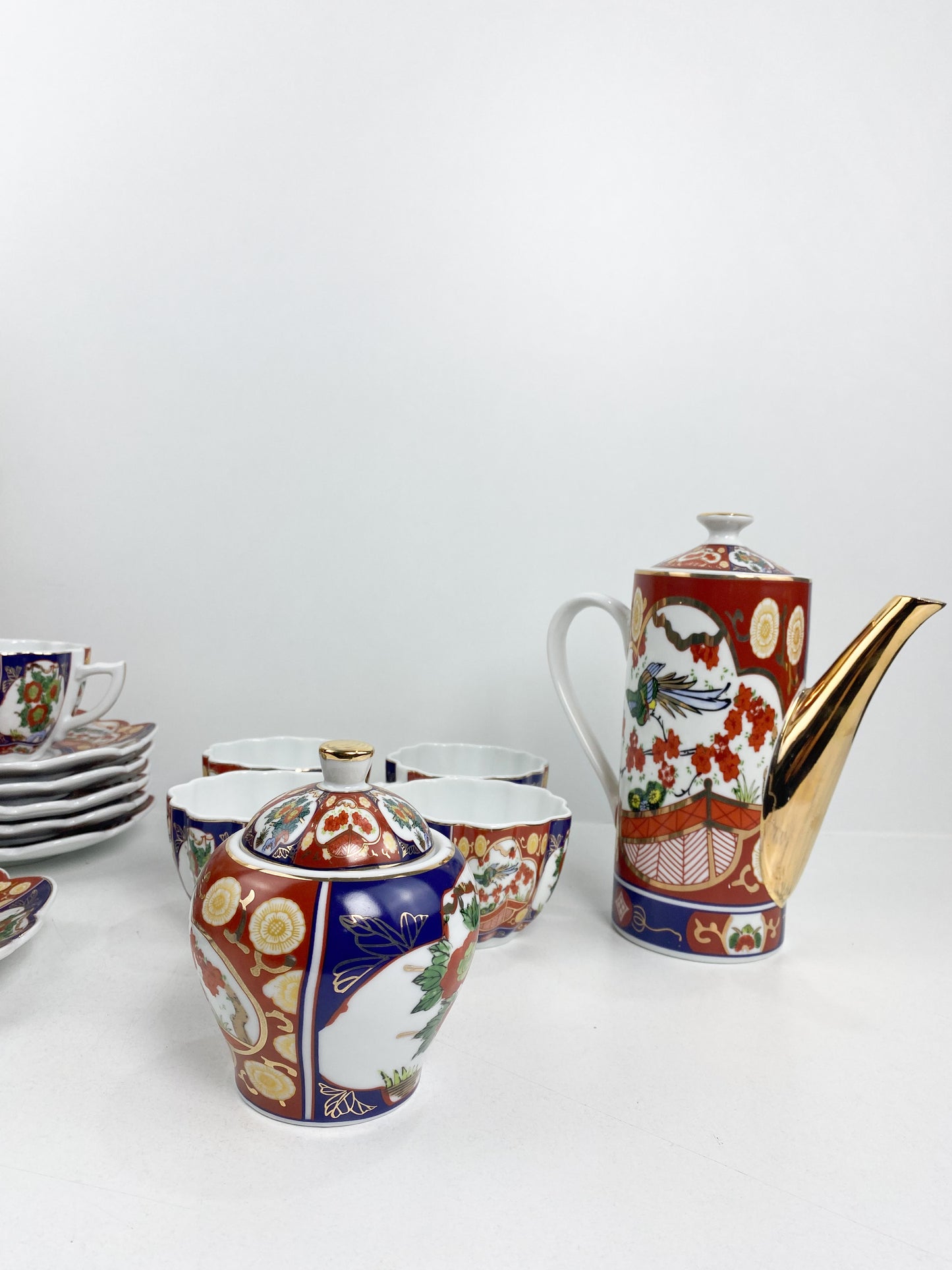 Tasses Cappuccino Taous Haute qualité avec théière et sucrier